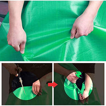 MHBGX Tela Cerata Resistente Impermeabile All'Aperto, Tela Cerata Di Plastica ad Alta Densità Tessuta ad Alta Densità Del Pe Protezione Solare Antipioia All'Aperto 210G / M²,un,2.8X5.8M