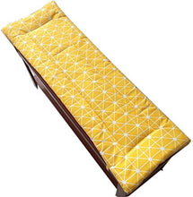 Yzzlh - Cuscino antiscivolo per panca da giardino, con lacci di fissaggio, morbido cuscino per sedia a sdraio, cuscino per dondolo, 2 posti, per interni ed esterni, 100 x 30 cm
