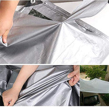 ZHANGYUQI Teloni Impermeabili con Occhielli in Metallo, Coperture per Esterni Impermeabili per Magazzini Telone Impermeabile, Telo Multiuso Rinforzato(Color:Argento,Size:5X8m)