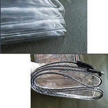 GGYMEI Telo Impermeabile Esterno, Telone Impermeabile Trasparente Compresse di Plastica Antipioggia, Antivento, Facile da Piegare per L'isolamento del Giardino di Copertura Vegetale