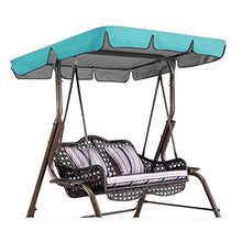 Copertura di ricambio per amaca da giardino, per patio e giardino, per dondolo, per dondolo e altalena (blu)