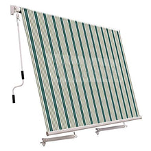 Sangiorgio Tenda da Sole A Caduta 400x300H cm Verde/Bianco 280 gr./mq. Impermeabile