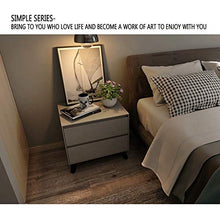 QWERTYUIOP Armadietto da Comodino Nordico Piccolo Armadietto alla Moda Armadio Ad Angolo Letto Semplice Camera da Letto con Cassettiera Nuovo Design Simple Life (Nero Opaco Puro)