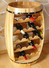 DanDiBo Scaffale-Vini Botte-Vini Botte in Legno Alt.81 cm Nr.0370 Porta-Bottiglie Scaffale verniciatura Naturale