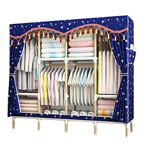 Guardaroba Hanger Piano Camera da Letto al Coperto con Coperchio Antipolvere Stendino Semplice Armadio XINYALAMP