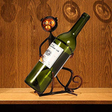 Semplicità Elegante Forma Di Scimmia in Metallo Vino Portabottiglie Home Desktop Portico Decorazione Bar Ristorante Decorazione Retro Vecchio Mestiere Personalità Creativa Bello Ed Elegante, HJJ