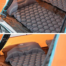 HongLianRiven Lettino da Viaggio Auto Gonfiabile Letto materassino Gonfiabile Piegato Materassino con annesso Cuscino Gonfiabile Ultralight materassino da Campeggio 6-3 (Color : Green)