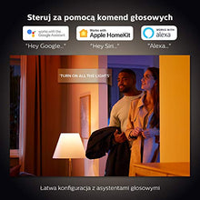 Philips Hue White Ambiance Adore, Specchio Smart Luminoso da Bagno, Bluetooh, Controllo Vocale 40W, Cromato, Telecomando dimmer switch incluso