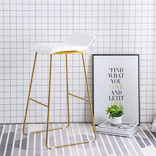LWW Sgabelli, Barstool- Ferro Leg e Ecopelle Seat- Sedia da pranzo perfettamente nei bar, piani cucina, caffè, mercati,Seduto altezza 75 cm,Seduto altezza 75 cm