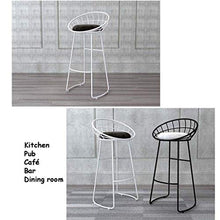 Dongy Bar Sedia d'oro Semplice Moderna Ferro Sgabello da Pranzo Home Indietro Oro caffè di Svago di Alta Vento Adatto for Interno Sedie (Color : Seatheight45cm)