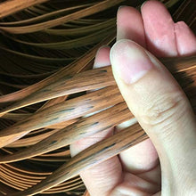VIGAN 500g PE Rattan Piatto Sintetico Rattan Materiale per Tessitura Plastica Knit Rattan Legno