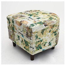 HongTeng Divani Sofà di Legno Solido del Singolo del sofà del sofà del Salone della Camera da Letto del sofà del Salotto di Legno Solido 52 × 71cm (Color : Green, Size : B)