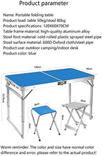 CASTOR Tavolo da Picnic all'aperto Tavolo da Campeggio Pieghevole, Tavolo da Esterno Piccolo Materiale Portatile in Alluminio Leggero, Picnic e Barbecue Spiaggia Coperta BBQ Party Table