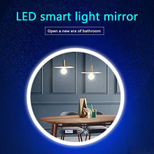 Bathroom mirror Smart Touch LED Luminoso Specchio da Bagno Appeso a Parete Rotondo con Lampada Specchio Bagno lavamani Specchio Luce antiappannamento