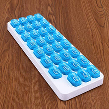 BESTonZON Portapillole Mensile 31 Giorni Organizzatore Mensile di Pillole Dispenser Giornaliero di Medicinali per Piccole Pillole per Viaggi d'Affari Uso Quotidiano