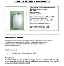 Kiamami Valentina SPECCHIO CONTENITORE TONDO PER BAGNO IN ACCIAIO INOX SILVER