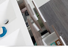Bagno Italia Mobile arredo bagno Energy 120 cm fascia centrale doppio lavabo con specchio disponibile in 3 colori I