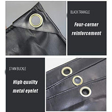 qx Telone per Tende Teloni per Tende da Sole Vele Telone Nero con Occhielli Protezione Solare Resistente Tela Antipioia Telo Impermeabile Telo per Tenda da Sole (Dimensioni: 3Mx3M),2 Mx 2 M,2 Mx 2 M