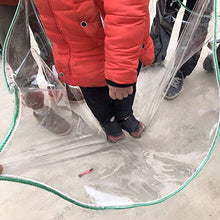 YYFANG Telo Impermeabile Esterno, Telone Impermeabile Trasparente Compresse di Plastica Rafforza L'occhiello Resistente allo Strappo Anti età per Copertura del Raccolto del Balcone