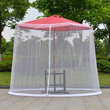 2021 Nuovo Ombrellone Zanzariera Ombrellone Il tuo ombrellone in un gazebo Zanzariera Parasole da esterno Prato da giardino g Ombrellone Copertura parasole (Colore: Bianco, Dimensioni: Roma 300x300x23