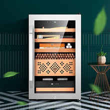 Cigar Cabinet Intelligente Costante di Temperatura E umidità Cabinet Legno di Cedro Cigar Cabinet Nude Domestica Sigaro Elettronico Gabinetto Soggiorno Ufficio Cigar Cabinet 4 Piante 70L