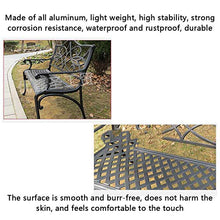 outdoor product Panchina da terrazza panchina da Esterno, Panca in Metallo con braccioli e Schienale, Park Hospital Riposo e Attesa sedie, Panca Decorativa Domestica