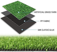 YUXO Artificiale Siepe Finta Foglia Edera Tappeto erboso Artificiale Recinzione Tappeto Lunghezza Erba Anti-UV Portico Balcone Giardino Terrazza Recinzioni Decorative Antivento Privacy