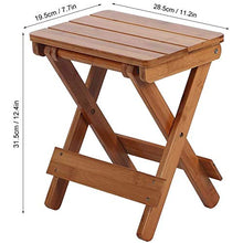 Sgabello pieghevole per doccia, in legno, quadrato, in bambù, per uso domestico, per doccia, poggiapiedi pieghevole, per adulti, bambini, disabili, anziani