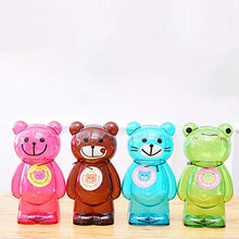 Greatangle Salvadanaio Trasparente Salvadanaio Salvadanaio in plastica Salvadanaio Cassaforte Caramelle Decorazioni per la casa Regalo per Bambini Orso Bruno