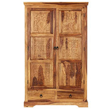 vidaXL Credenza Madia Armadietto Mobile Consolle Mobiletto Dispensa Vetrina Arredo Soggiorno Armadio Arredamento Legno Massello di Sheesham