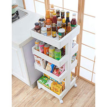 LYM &ripiano di stoccaggio Scaffalature Home Cucina Verdura Portabottiglie da Cucina Scaffale da Terra Scaffale Multi-Strato di rifinitura Multi-Strato Bianco Scaffale di Finitura