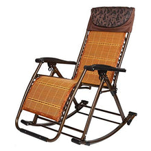 SHUAIIJUAN Sedia per il tempo libero domestico Sedie da giardino a dondolo for adulti all'aperto rilassante patio sedia Lounge Recliners - esterna Sdraio pieghevole reclinabile for Beach Camping Pool