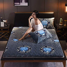 HKX Tappetino in Peluche Addensato, Materasso Futon Tappetino per Dormire sul Pavimento-D Matrimoniale Piccolo 120x200 cm (47x79 Pollici)