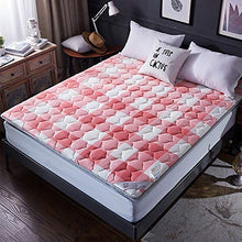 Lovehouse Spessore Premium Materasso coprimaterasso Pad, Antiscivolo, Tappetino Tatami Portatile, Pelo Crystal Velvet-Hypoallergenic 120x200cm(47x79inch) Mocassini Eleganti da Donna