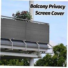 Fence Privacy Screen reticolato nero UV Blocco un'ombreggiatura schermo recinto di copertura con cavo, Scherma maglia per il piazzale esterno Farm Usa 5M * 1M