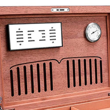 Cigar Box, Humidor, Humidor, Humidor, Legno di Cedro, Cigar Box, Doppio Scomparto, in Grado di memorizzare 100 Alta qualità (Size : 38x26x17cm)