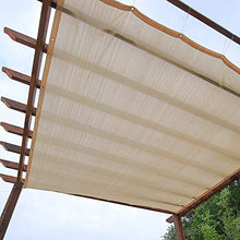 Rete ombreggiante Paralume Ombreggiante Beige, Copertura Resistente Ai Raggi UV del 90% per Piscina A Pergola, Struttura per Esterni E attività (Size : 1x2M)