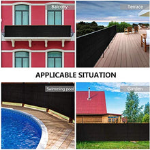 Balcone Protezione LSXIAO Recinzioni Decorative Schermo for La Privacy del Balcone Vento Solare Ultravioletto Crema Protettiva con Occhielli E Corde Giardino, Recinto, Corridoio, 29 Dimensioni