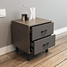 Bedside Tables Comodino, unità Tabella Bagagli, Governo Tavolino di Servizio, for La Camera da Letto/Living Room Furniture (Color : Gray, Size : A#)