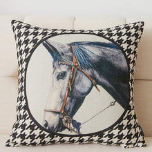 XMZFQ Set di 2 Cuscini in Lino di Cotone, con Imbottitura a Cuscino, Stampa squisita, Cuscino Quadrato per la Decorazione dell'auto da Divano Letto, 45 * 45 cm,A