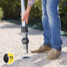 GARD & ROCK - BASE D'ANCORAGGIO in alluminio, a livello del suolo, Multi-terreno da avvitare o da sigillare - Quick Fixation System - ORGANIZZA I TUOI SPAZI IN UN ATTIMO!