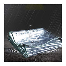 GHHZZQ Giardino Copertura Impermeabile Telone Copertura A Prova di Vento Antipioggia for Giardino Balcone Campeggio (Colore: Trasparente) (Color : Clear, Size : 1.6x3m)