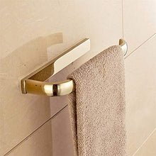 wangjian& Finitura Superficiale Oro Semplice in Ottone Costruzione Bagno e Servizi igienici Portasciugamani retrò ed Europeo con portasciugamani fissato al Muro, 30 cm