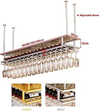 L.TSN Cremagliera del Vino dell'oro Locale Creativo Che appende la cremagliera del Bicchiere di Vino Rosso a Testa in Giù cremagliera del Vino della Barra della casa scaffale di stoccaggio Alto (c