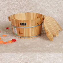Pediluvio Pediluvio Pediluvio con Massaggio Tallone Pediluvio Pediluvio Lavabo Bagno Domestico Vasca da Bagno per Pediluvio, Massaggio, Spa, Sauna con Coperchio (Color : Beige, Size : 36 * 36 * 21cm)