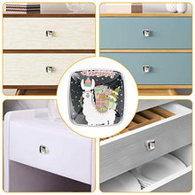 Set di 4 maniglie rotonde per armadio da cucina, credenza, cassettiera, cassettiera, con viti, per cucina, comò, armadietto, bagno, armadio, carino, alpaca per trasportare regali di Natale