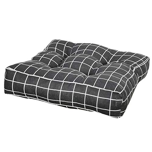 Morbuy Cuscini per Sedia Piazza, 100% Cotone Spessa Comoda Seduta Traspirante Cuscino per Pavimento per Interno ed Esterno mobili e Arredamento da Giardino (50 * 50,Haig)
