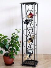 DanDiBo Scaffale Vino Colonna di Fiori “Oktave” 100 cm Supporto Bottiglie Metallo Scaffale Porta Bottiglie