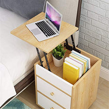 Comodini Camera Sollevamento Rimovibile Comodino Comodino Armadio con 2 cassetti Premium per Soggiorno, Camera (Color : Cedar, Size : 40x40x57cm)
