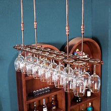 CCLLA Scaffale per Vino da Parete in Metallo con mensole sospese | Bottiglia di Vino | Portabicchieri da Appendere | Stoccaggio in Sughero | Rack di stoccaggio | Arredamento per la casa e la cucin